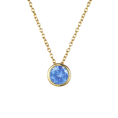 Birthstone Necklace - Draag je kleinkinderen altijd bij je hart