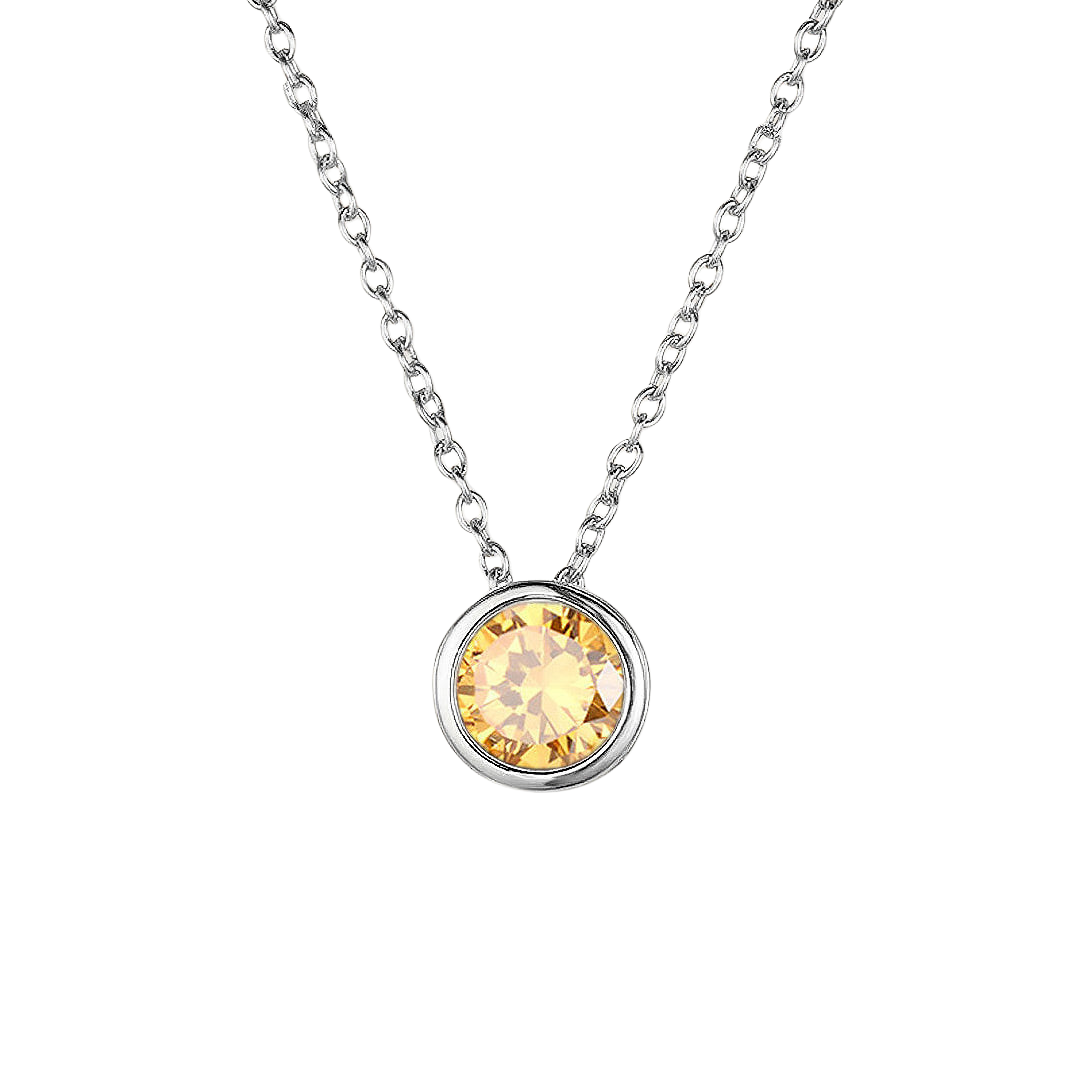 Birthstone Necklace - Draag je kleinkinderen altijd bij je hart