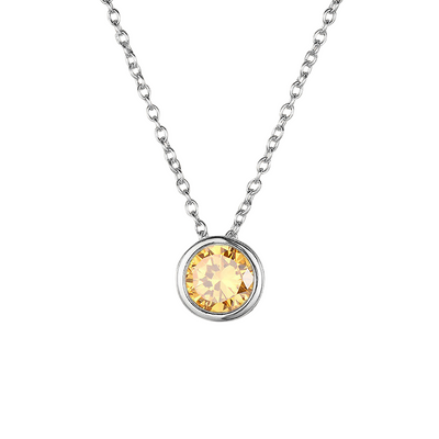 Birthstone Necklace - Draag je kleinkinderen altijd bij je hart