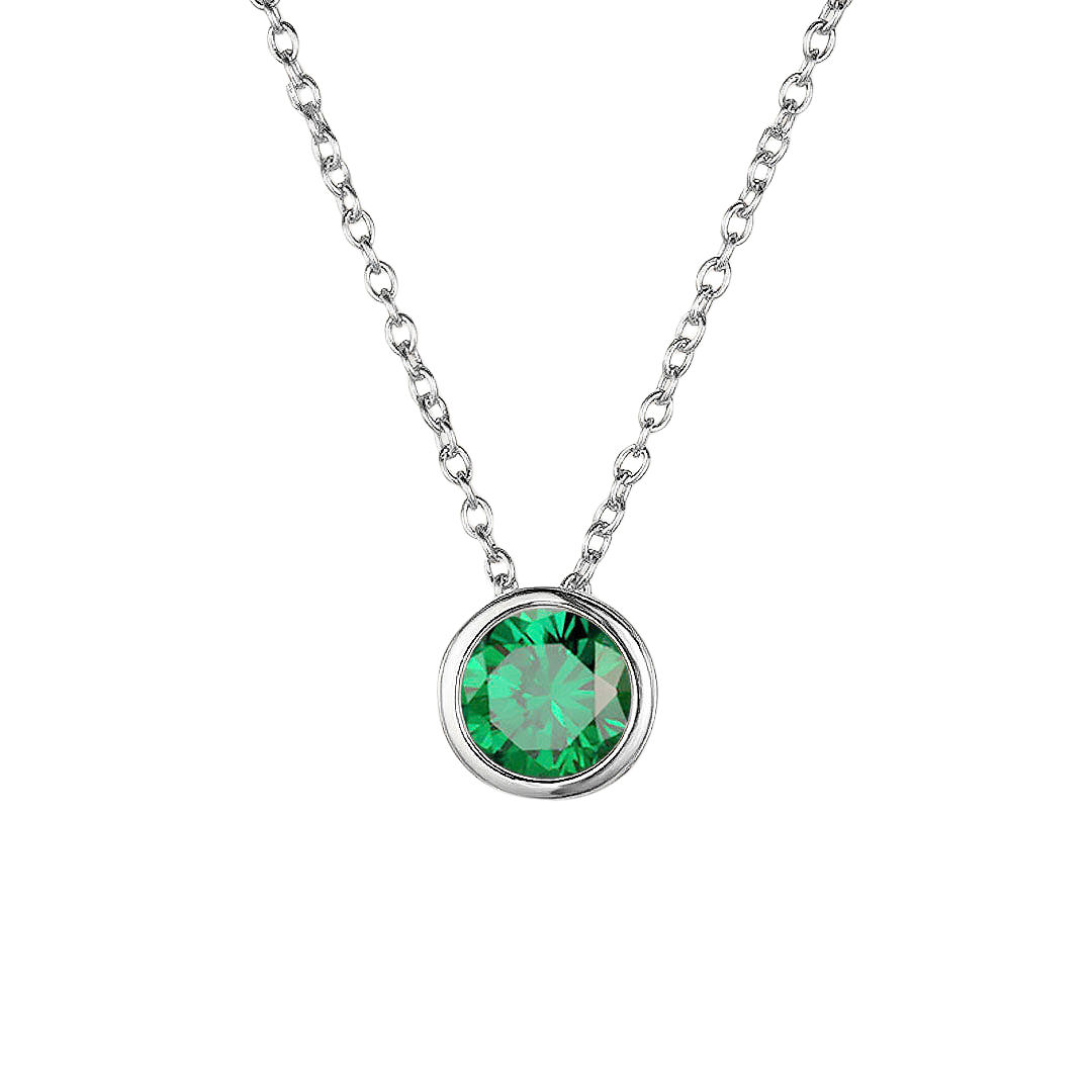 Birthstone Necklace - Draag je kleinkinderen altijd bij je hart