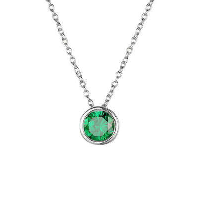Birthstone Necklace - Draag je kleinkinderen altijd bij je hart