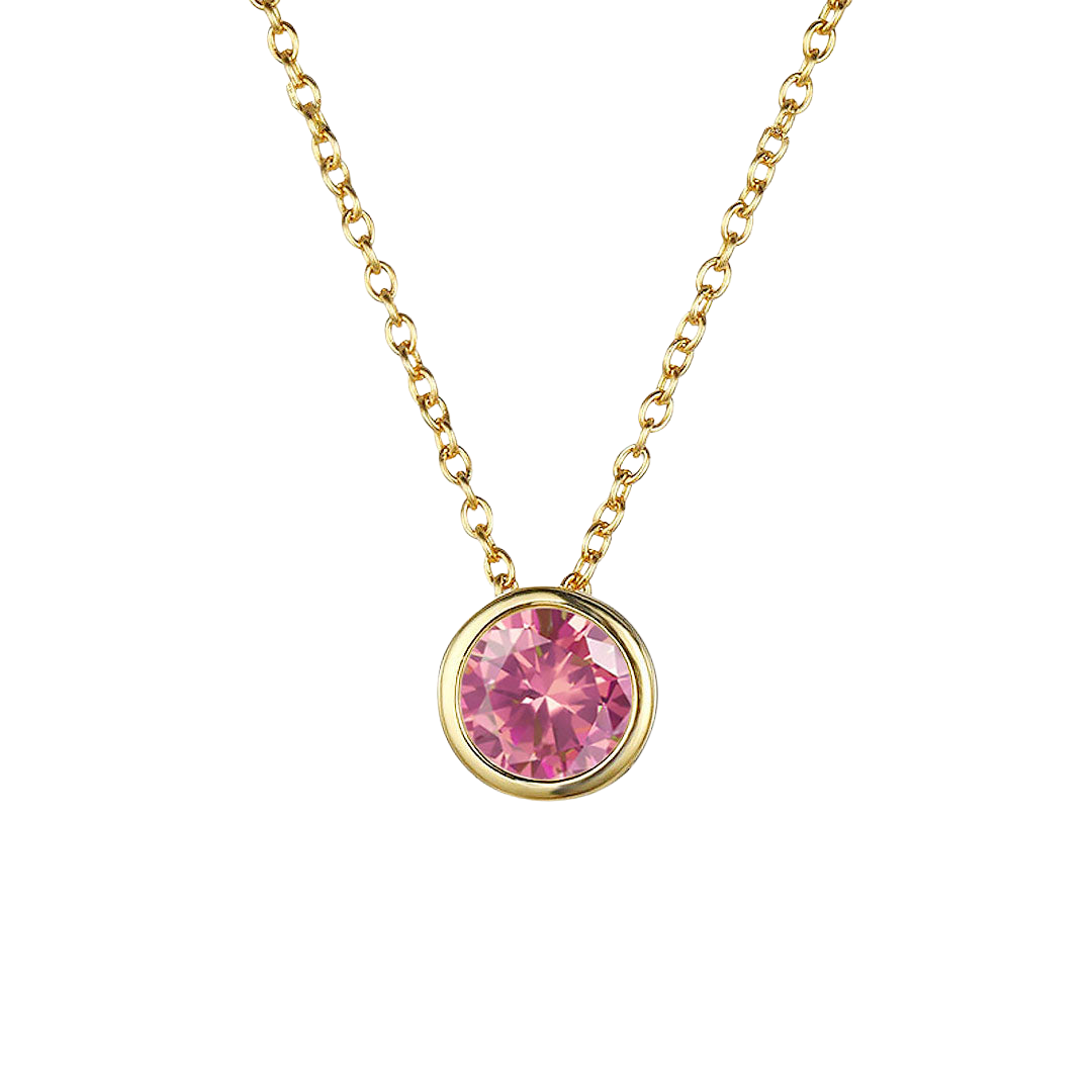 Birthstone Necklace - Draag je kleinkinderen altijd bij je hart