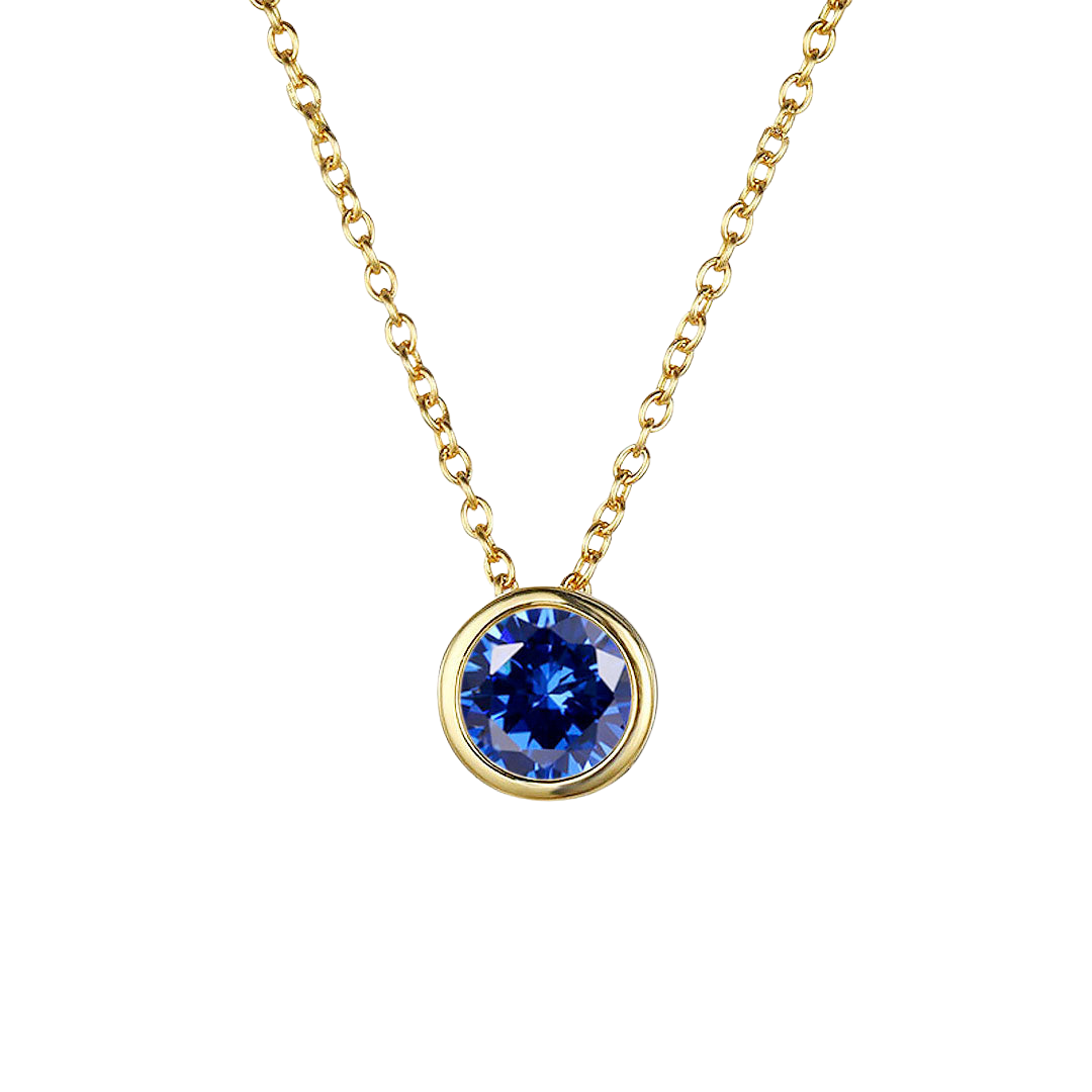 Birthstone Necklace - Draag je kleinkinderen altijd bij je hart