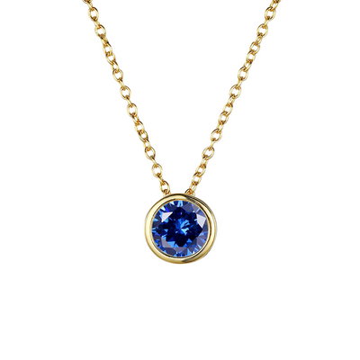 Birthstone Necklace - Draag je kleinkinderen altijd bij je hart
