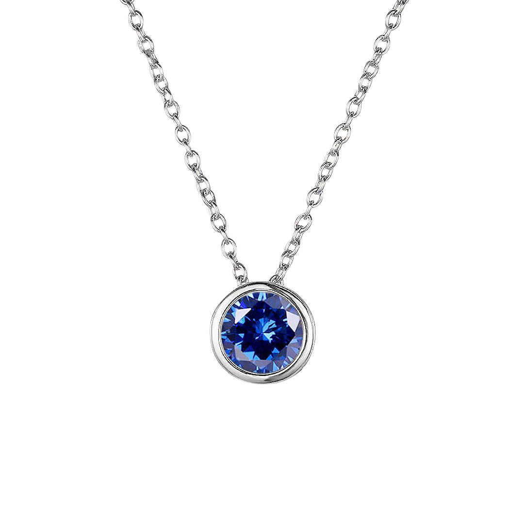 Birthstone Necklace - Draag je kleinkinderen altijd bij je hart
