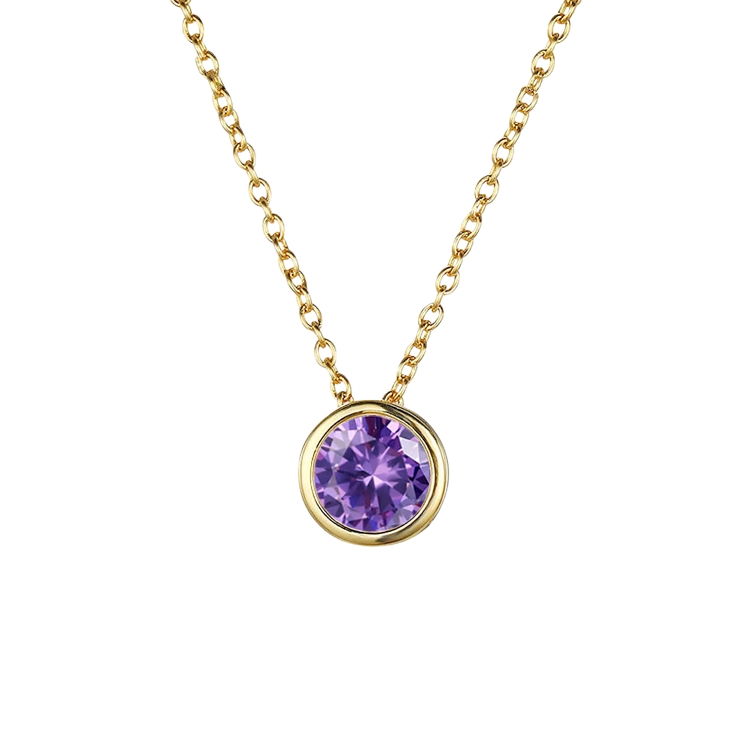 Birthstone Necklace - Draag je kleinkinderen altijd bij je hart
