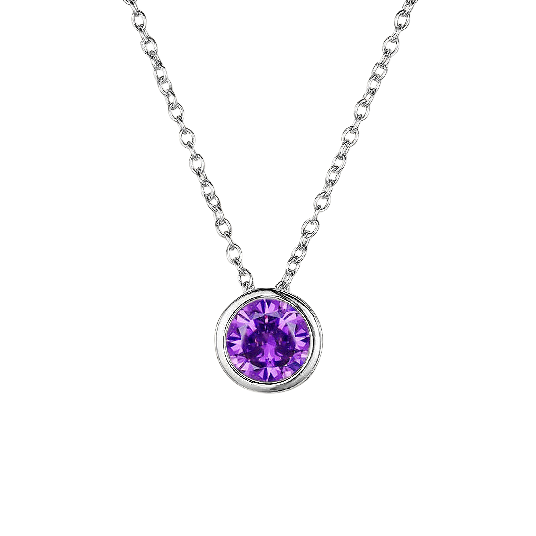 Birthstone Necklace - Draag je kleinkinderen altijd bij je hart
