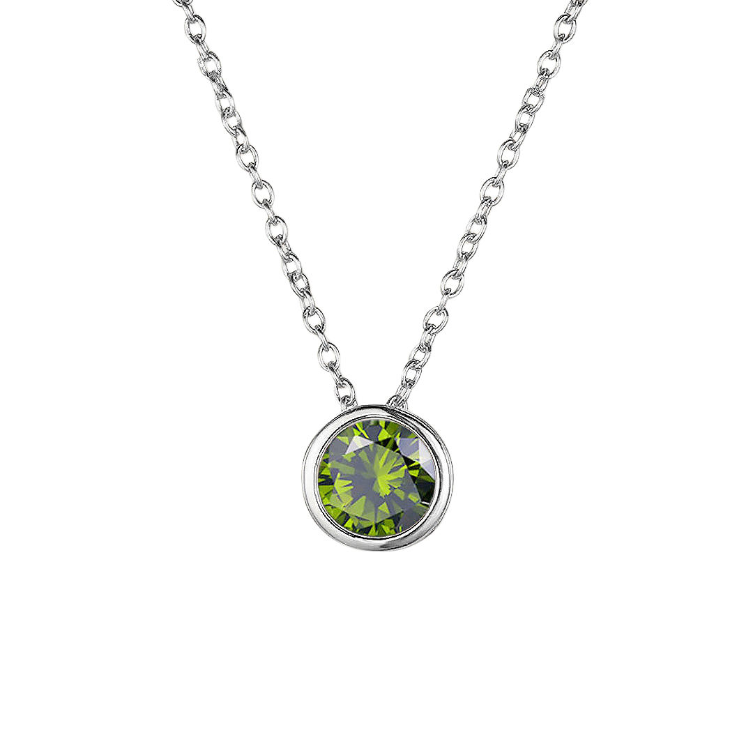 Birthstone Necklace - Draag je kleinkinderen altijd bij je hart