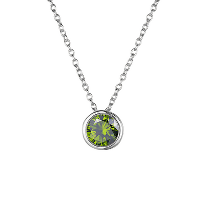 Birthstone Necklace - Draag je kleinkinderen altijd bij je hart