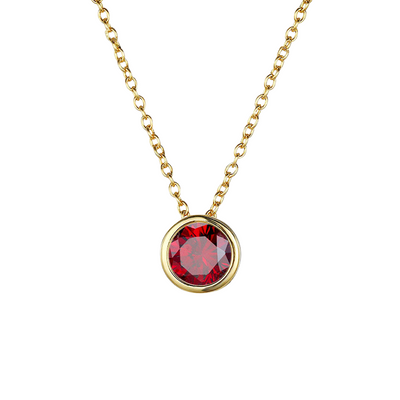 Birthstone Necklace - Draag je kleinkinderen altijd bij je hart