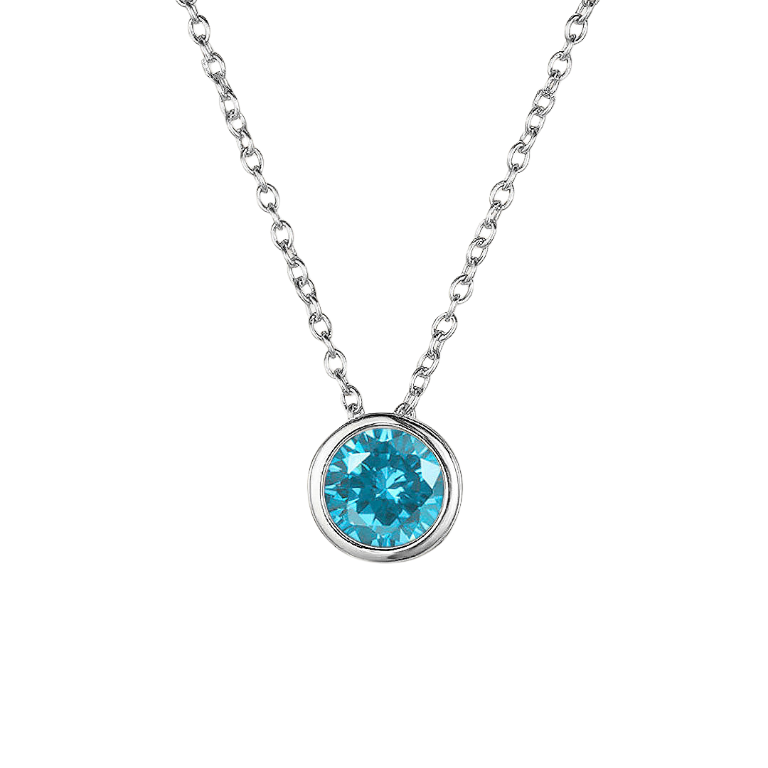 Birthstone Necklace - Draag je kleinkinderen altijd bij je hart
