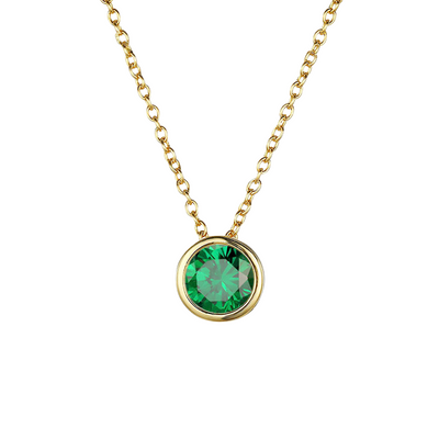 Birthstone Necklace - Draag je kleinkinderen altijd bij je hart