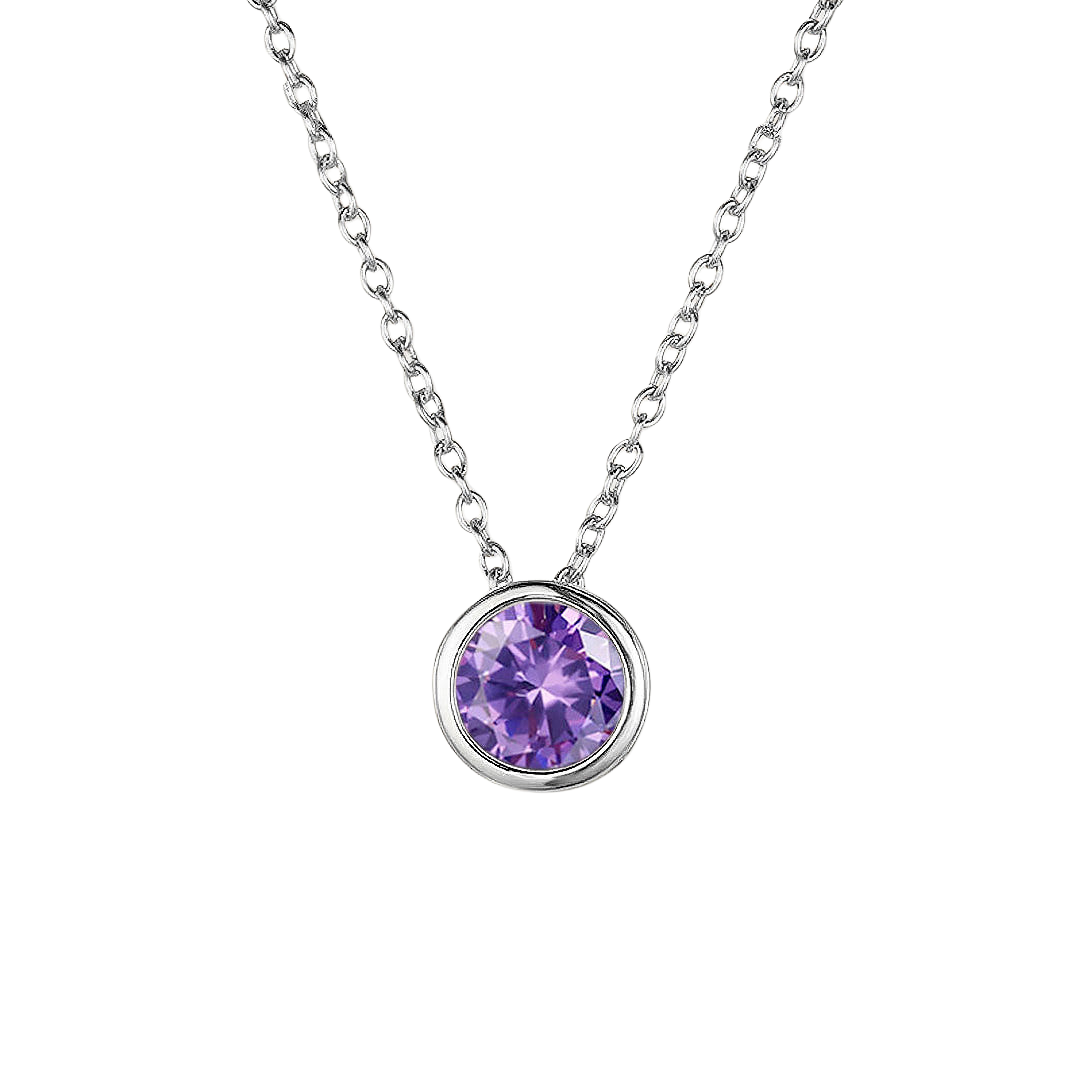 Birthstone Necklace - Draag je kleinkinderen altijd bij je hart