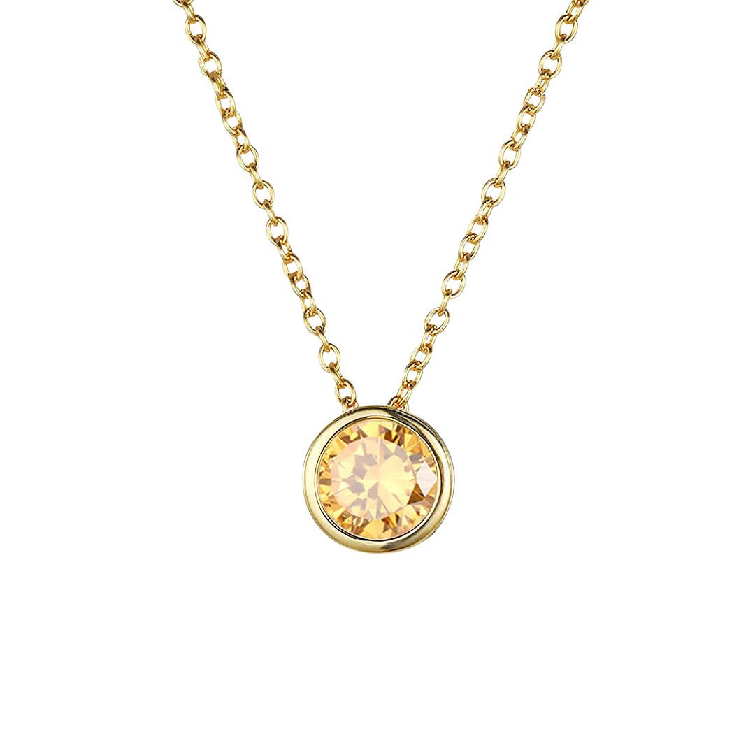 Birthstone Necklace - Draag je kleinkinderen altijd bij je hart