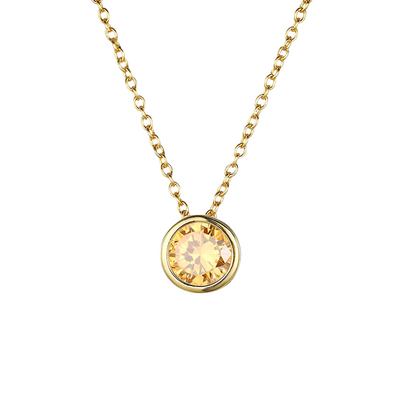 Birthstone Necklace - Draag je kleinkinderen altijd bij je hart