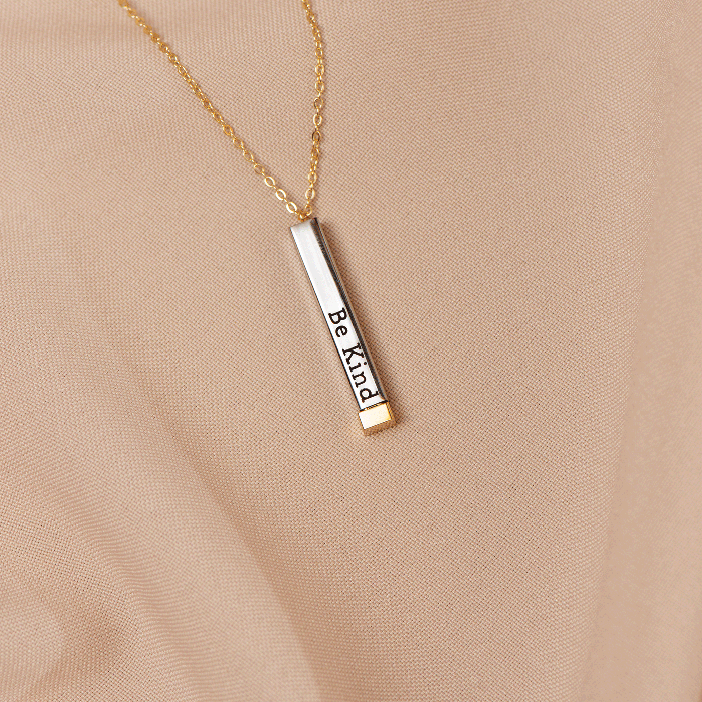 Be Kind...of a bi♡ch Ketting - Elke dag meer zelfvertrouwen, draag jouw kracht om je nek