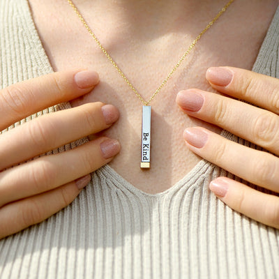 Be Kind...of a bi♡ch Ketting - Elke dag meer zelfvertrouwen, draag jouw kracht om je nek