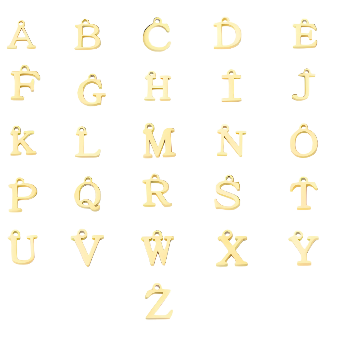 Birthstone Initial Necklace - Draag je kinderen altijd dichtbij je