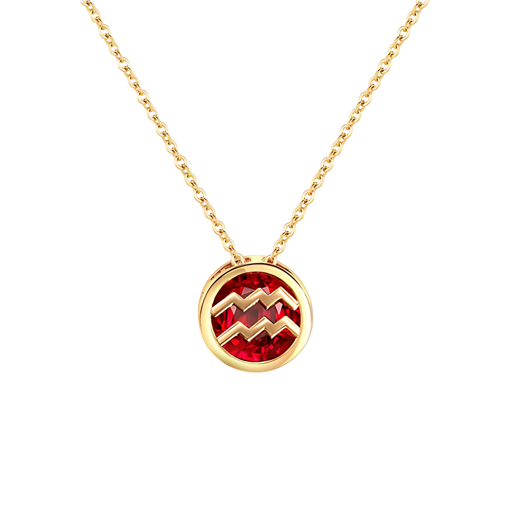 Sterrenbeeld Birthstone Necklace - Draag jouw sterrenbeeld, omarm je identiteit